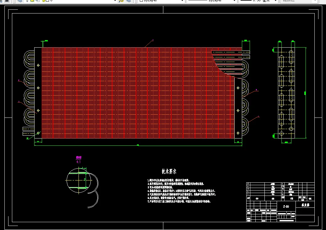 N526-3500w分体式空调制冷系统设计