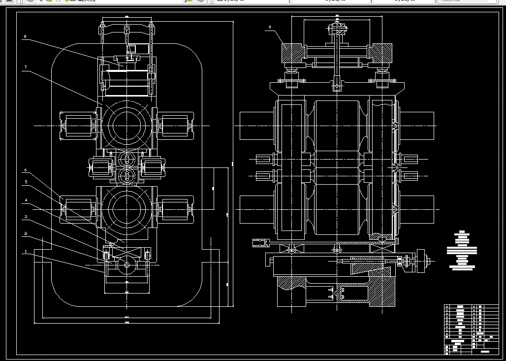N599-350四辊冷轧板带轧机设计