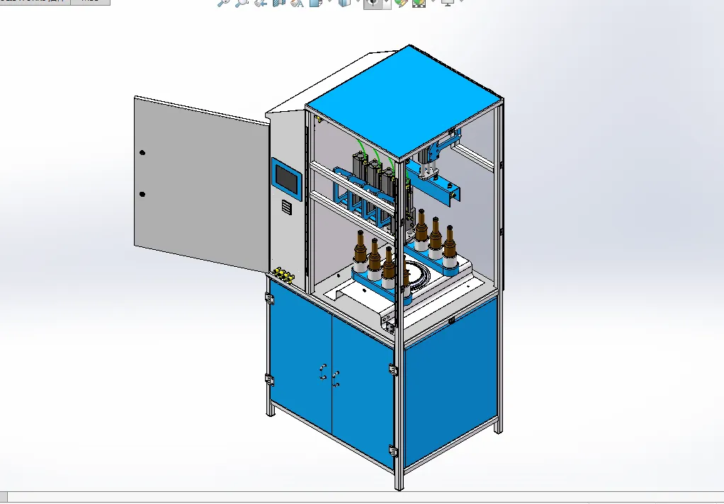 N620-直线型瓶装液体灌装机结构设计【含SW三维图】