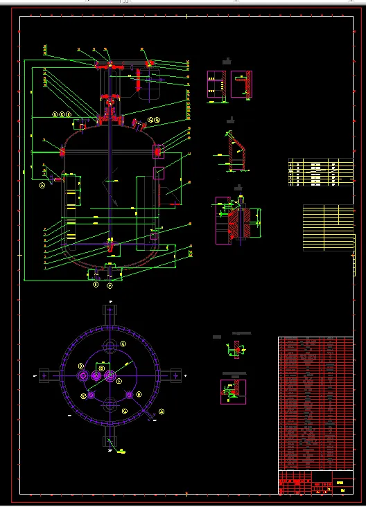 N633-夹套式机械搅拌反应釜设计