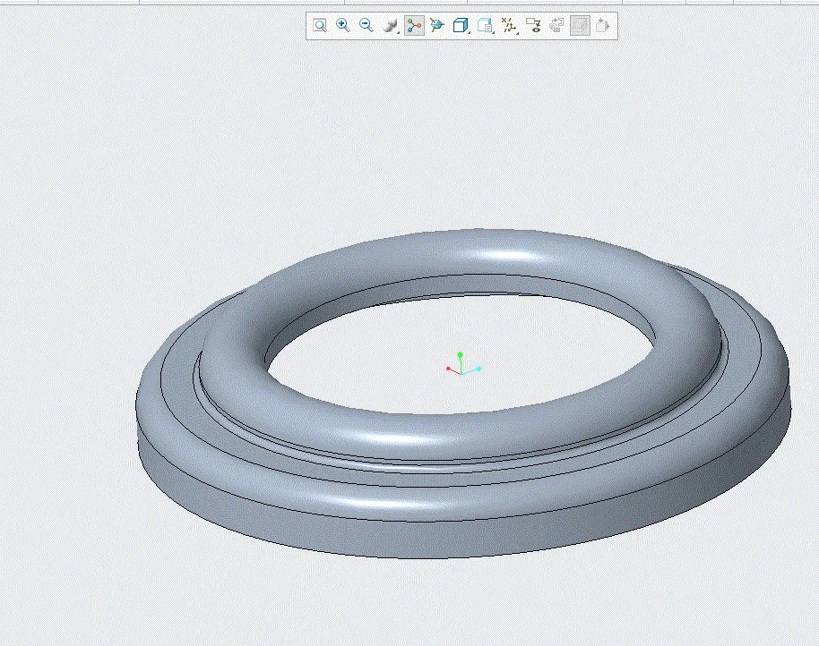 Z2124-罩圈落料、拉深、冲孔、翻边、复合模具设计【含Creo三维图】