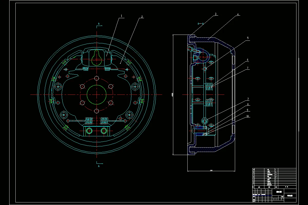 JJ3654-轻型货车制动器设计