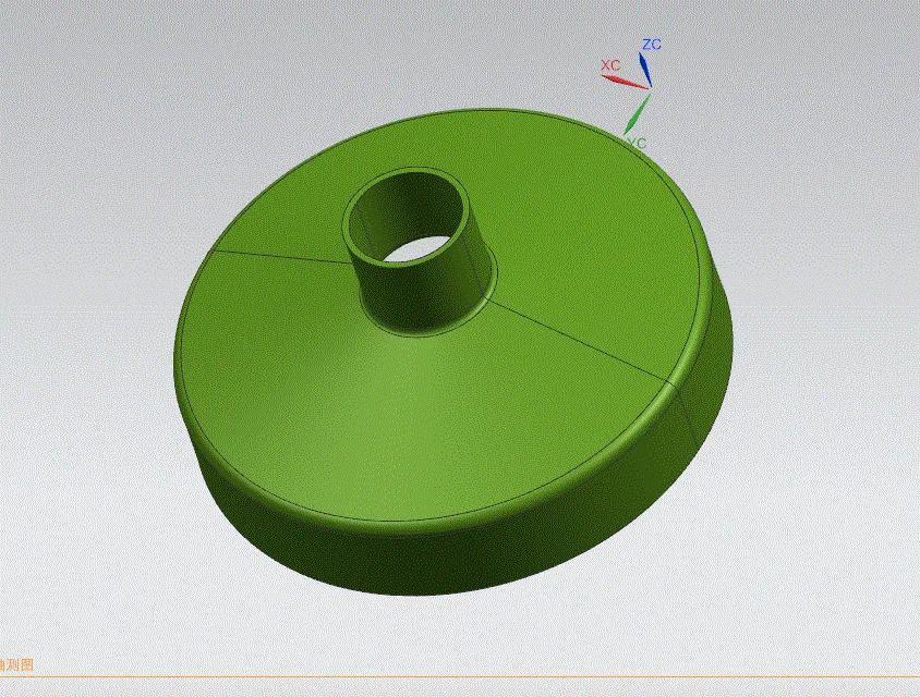 JJ3711-圆形塑料漏斗注塑模具设计【含UG三维图】