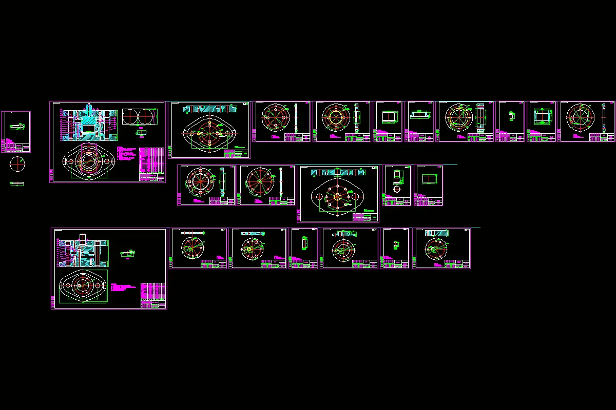 全部CAD图纸 23张