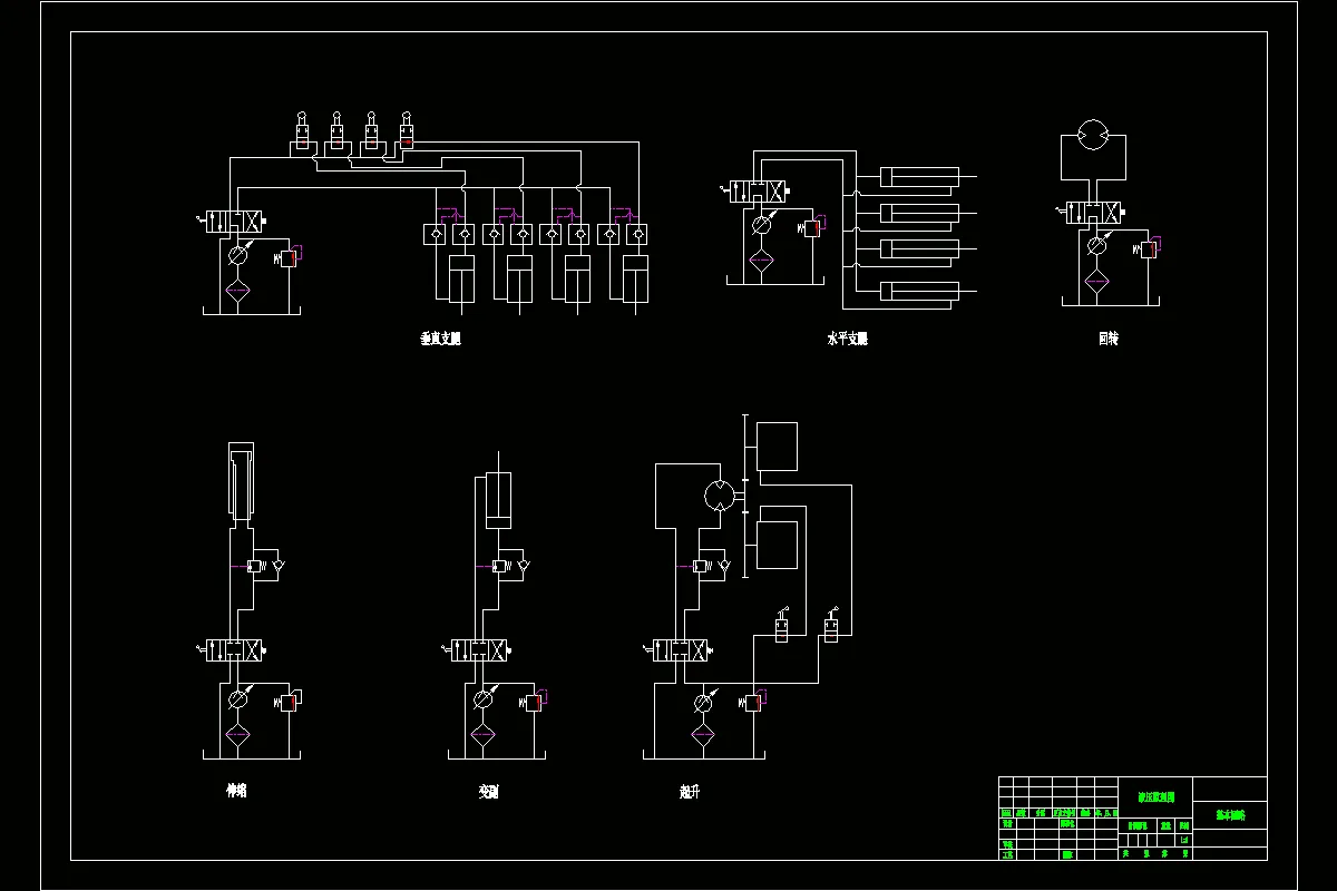 基本回路液压原理图