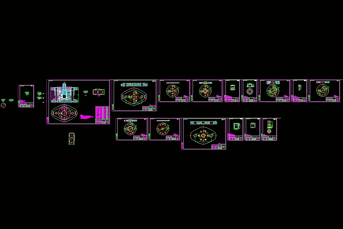 全部CAD图纸16张