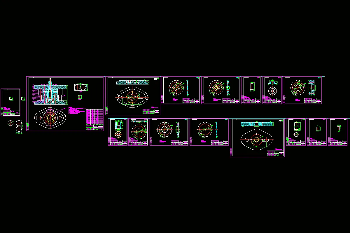 全部CAD图纸 16张