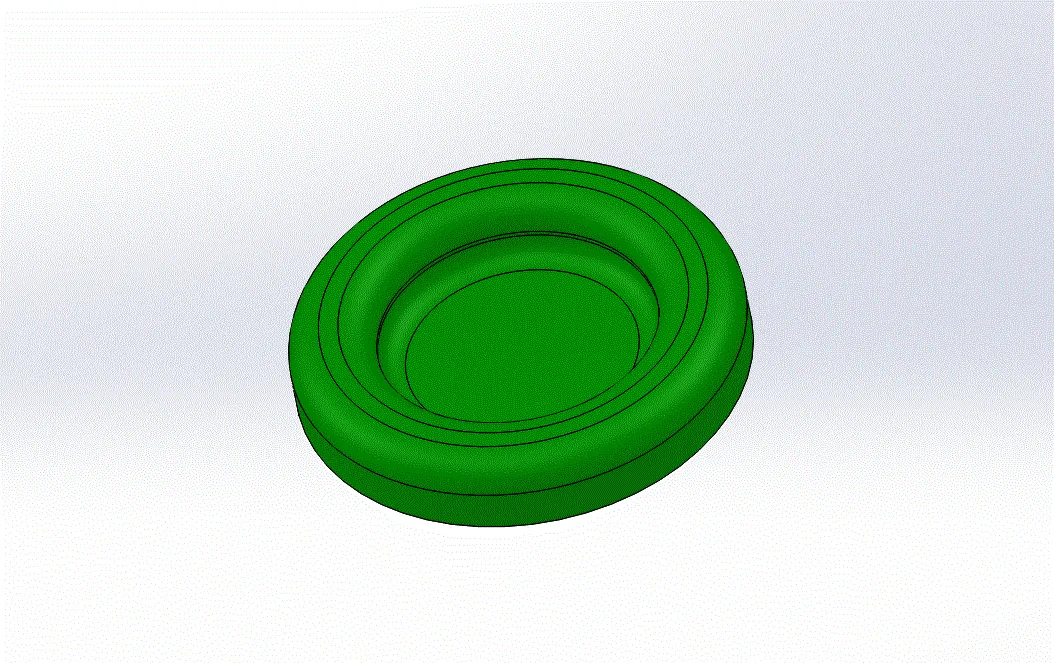 JJ3865-油档拉伸模设计【正反拉深复合模冲压模具】【含SW三维工件图】