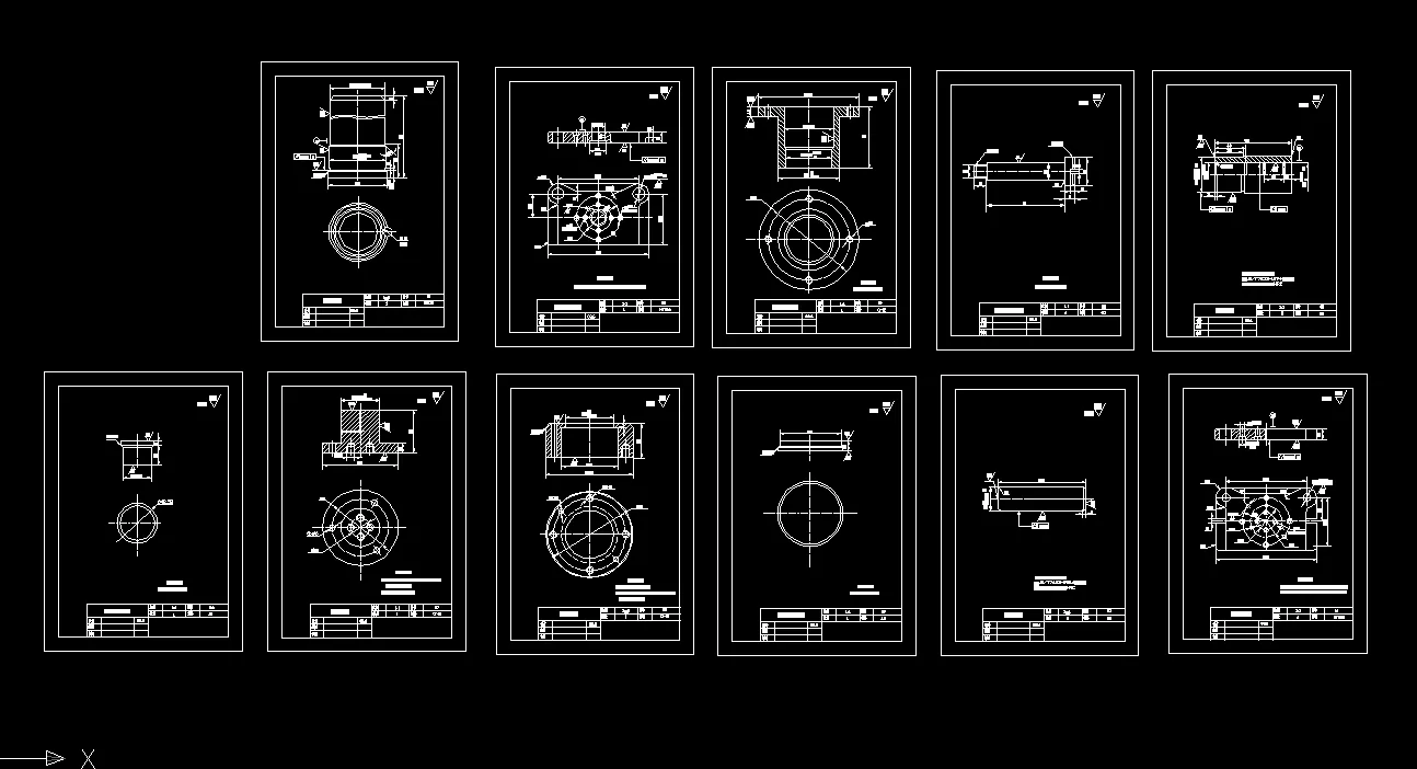 11张模具零件图