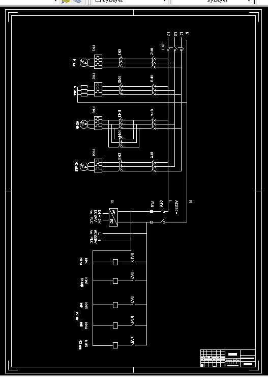 主电路图及控制电路图