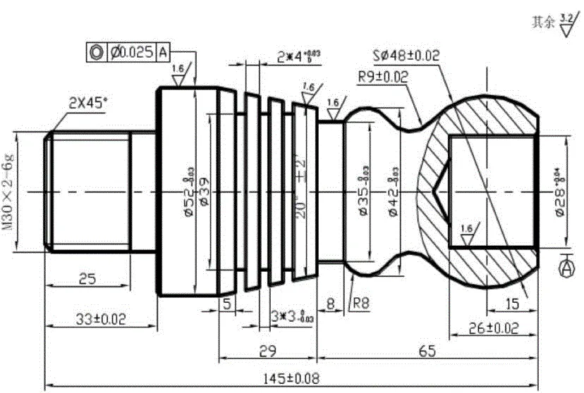 K1728-轴类零件机械加工工艺规程设计