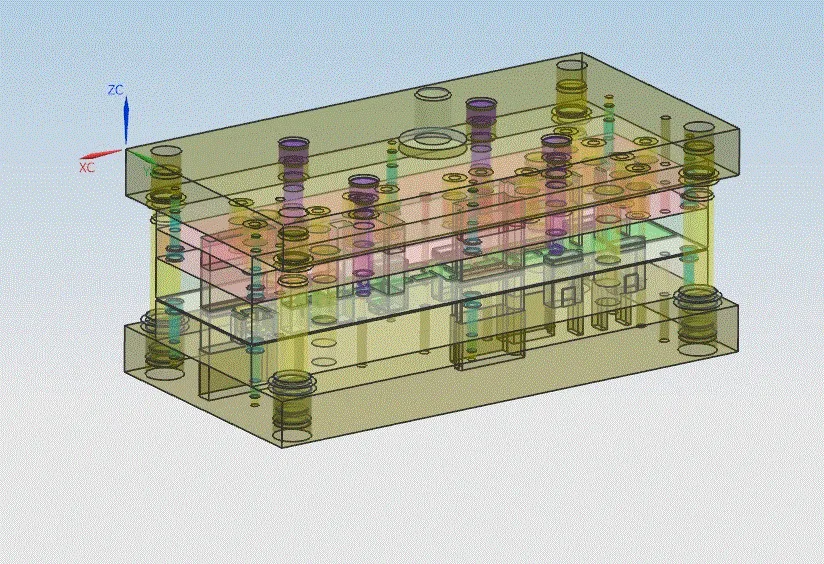 三维模具装配图