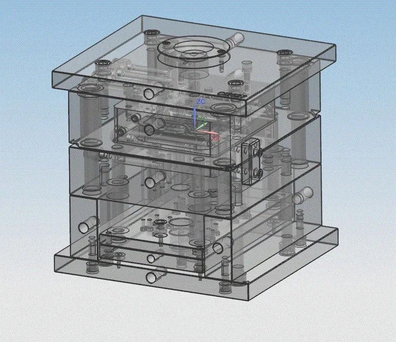 3D模具装配图截图