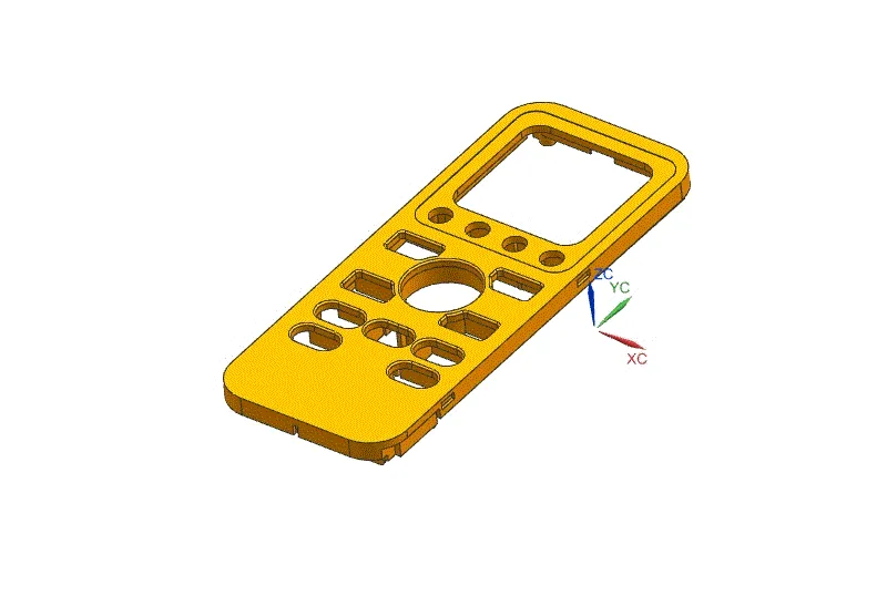 JJ3497-遥控器上盖、遥控器面板的注塑模具设计-斜顶抽芯【含UG三维图】