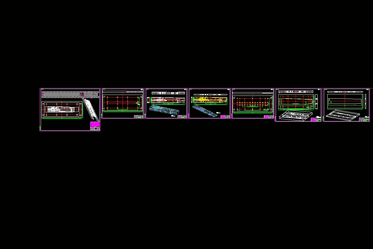 弯曲1模具装配图及零件图 7张
