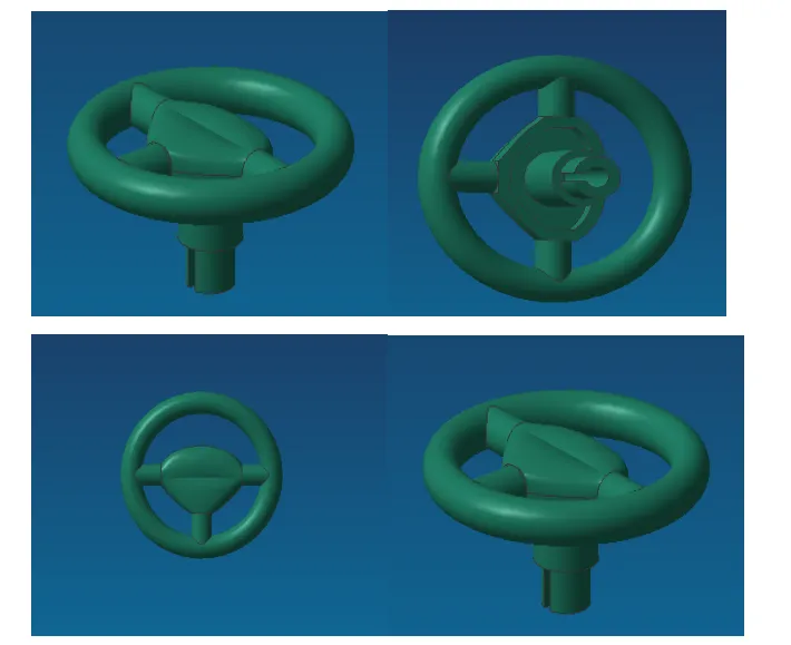 JJ4657-车模方向盘的注塑模具设计与制作【含UG三维图】