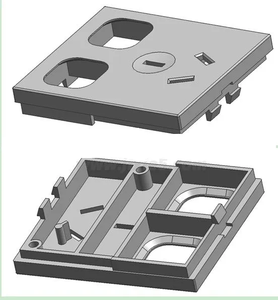 JJ4763-电源插座盖注塑模具设计【含UG三维图】