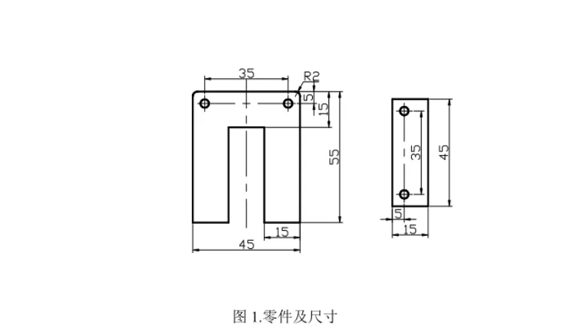 JJ4221-门形和一字形铁心片套裁连续式复合冲裁模设计
