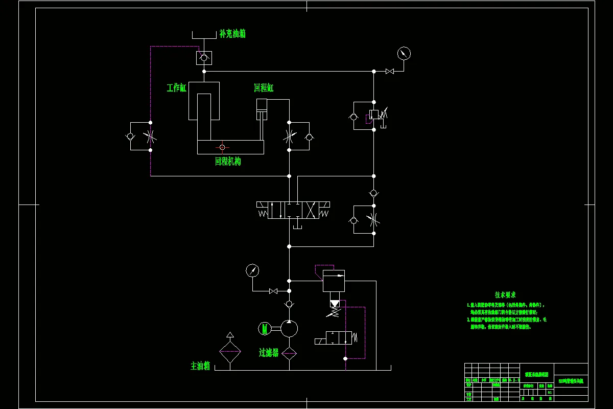 液压系统原理图