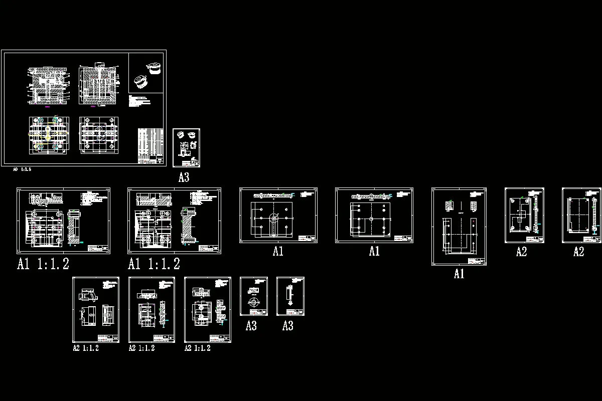 全部CAD图纸 14张