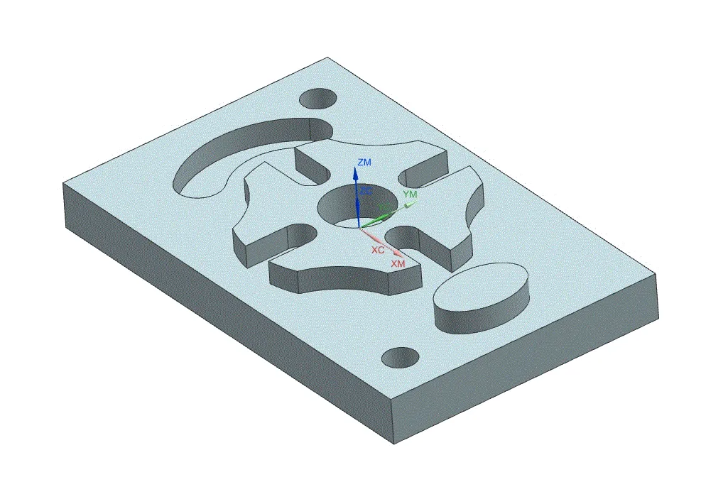 Q905-四键槽凸台的数控铣加工工艺分析及自动编程仿真设计