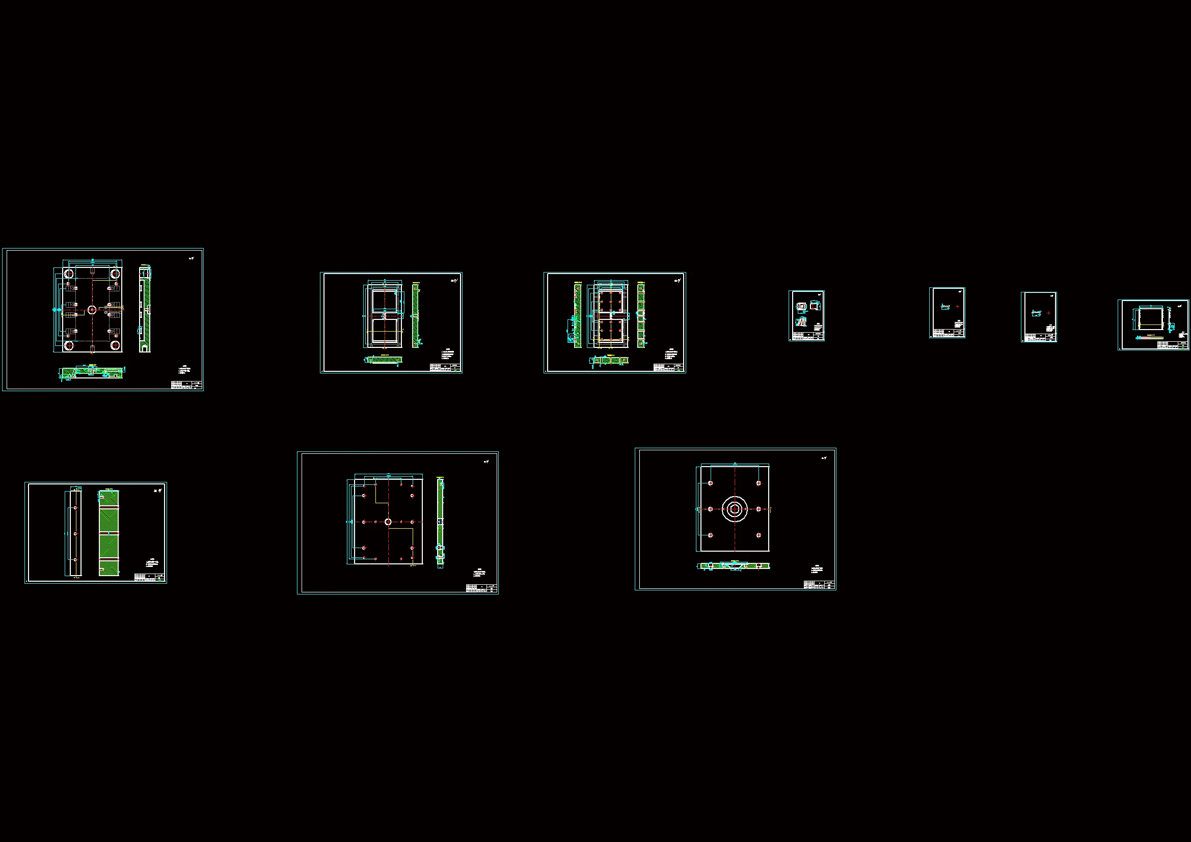 10张模具零件图