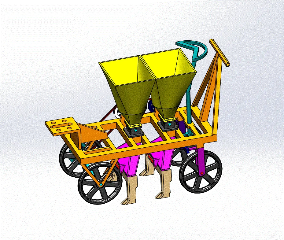 JJ5080-小型玉米追肥机的设计【含SW三维图】