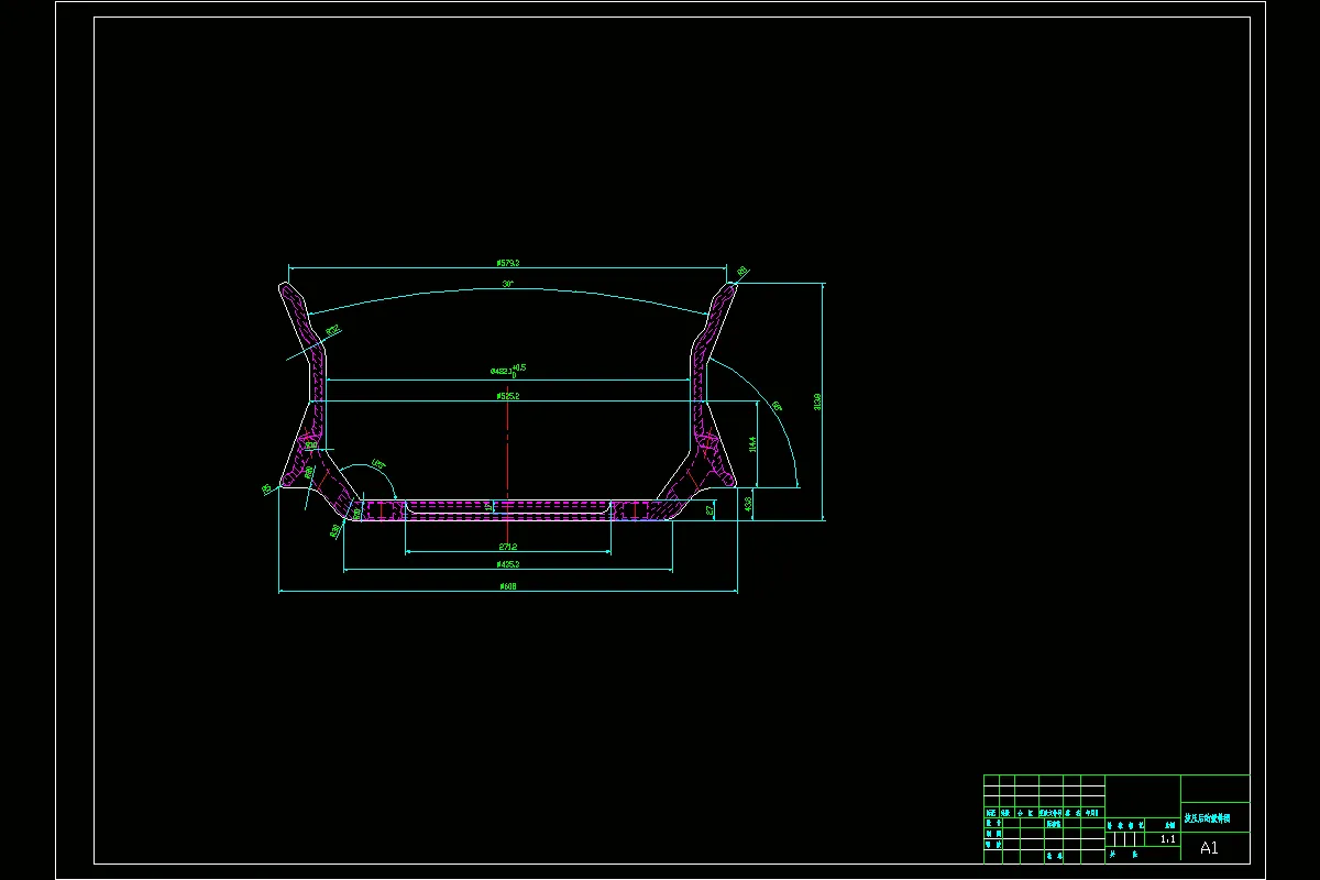 旋压后的锻件图