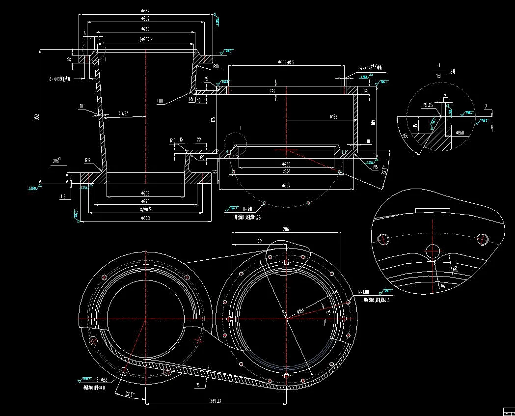 JJ5243-吸壳阀体铸造工艺设计