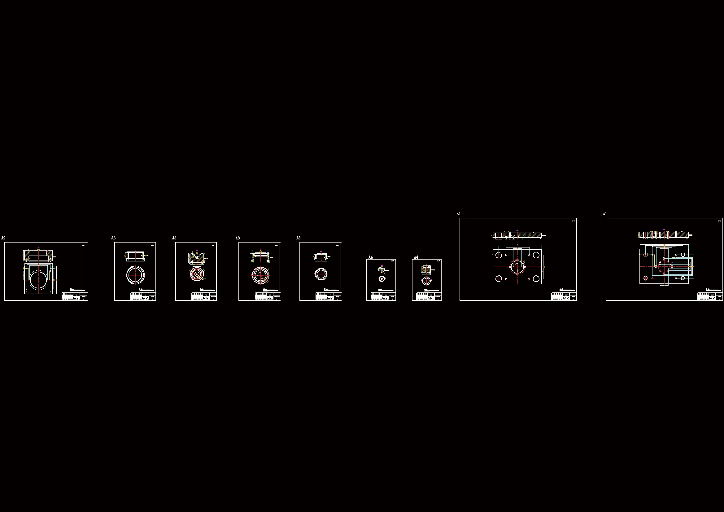 模具零件图 9张