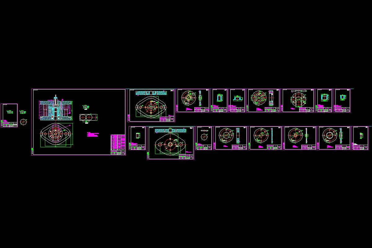 全部CAD图纸 19张