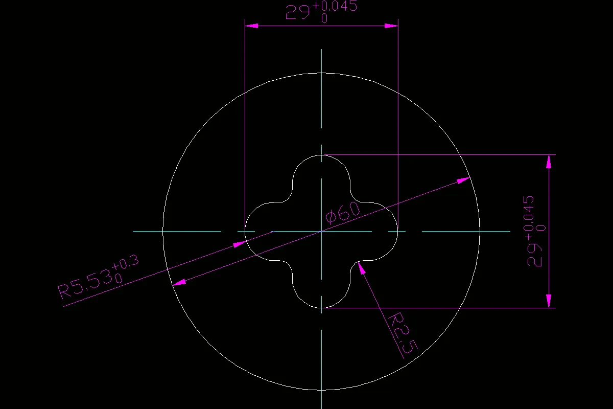 JJ4343-花孔垫圈冲孔落料复合模设计-外径60