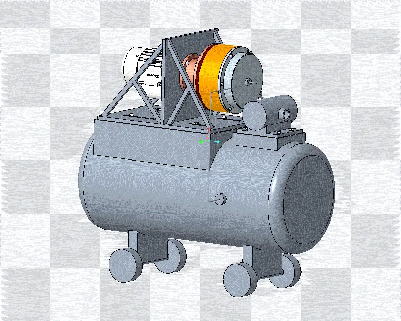 JJ7416-客车空调用涡旋压缩机结构设计【含Proe三维图】