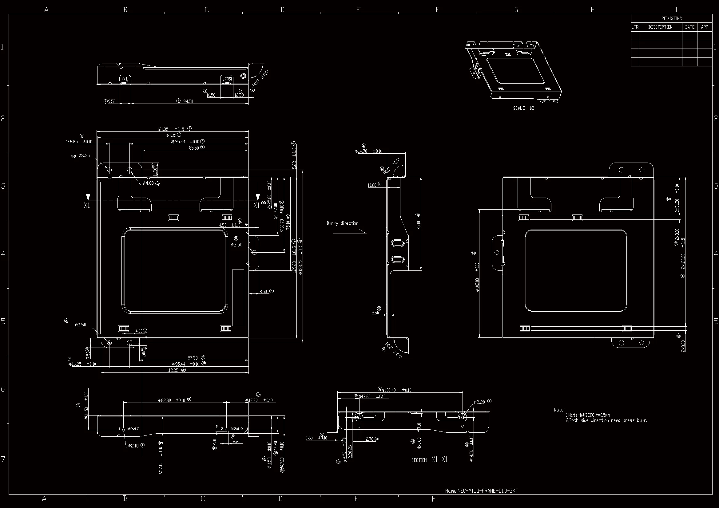 JJ5579-NEC框架冲压模具设计
