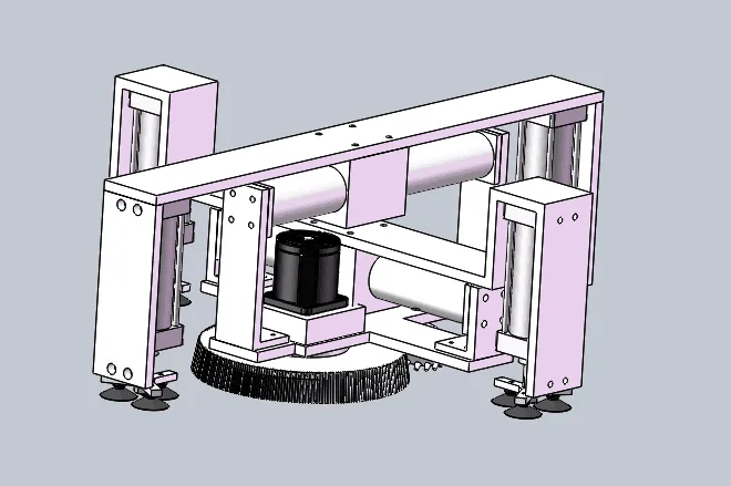 JJ5601-基于SW的自动墙壁清洗机结构设计【含SW三维图】