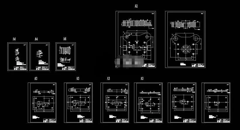 模具零件图11张