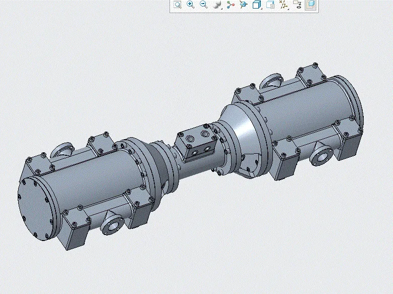 JJ5890-150型全液压注浆泵设计【含Proe三维图】