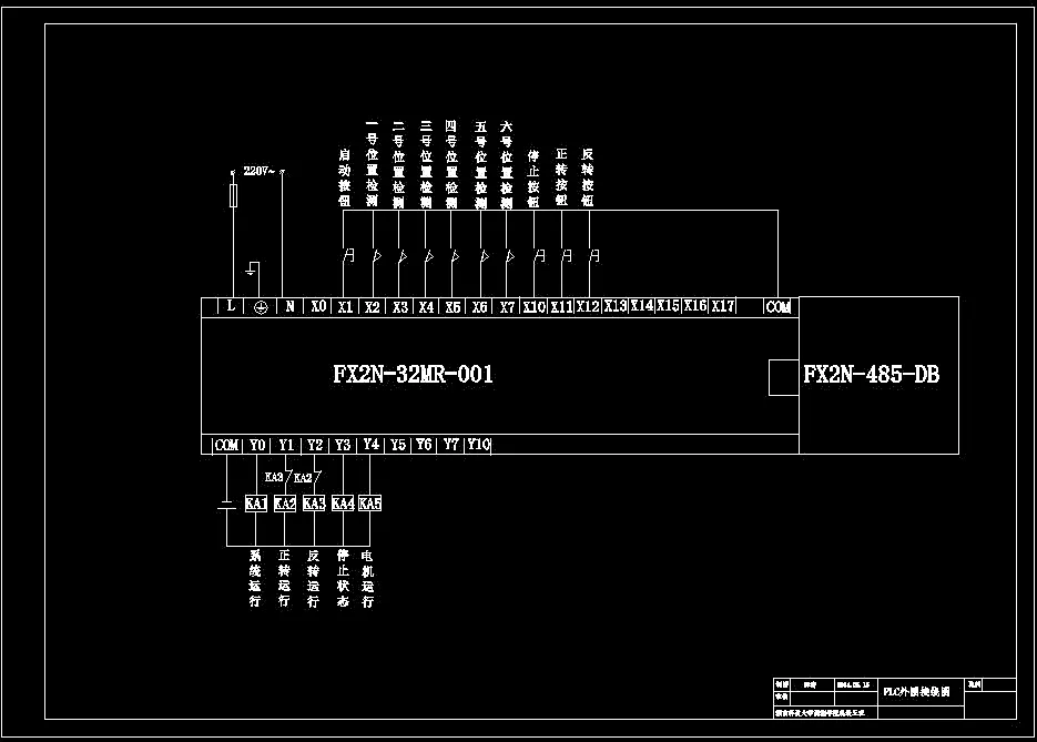 JJ6008-矿井提升机安全保护控制系统设计-三菱PLC