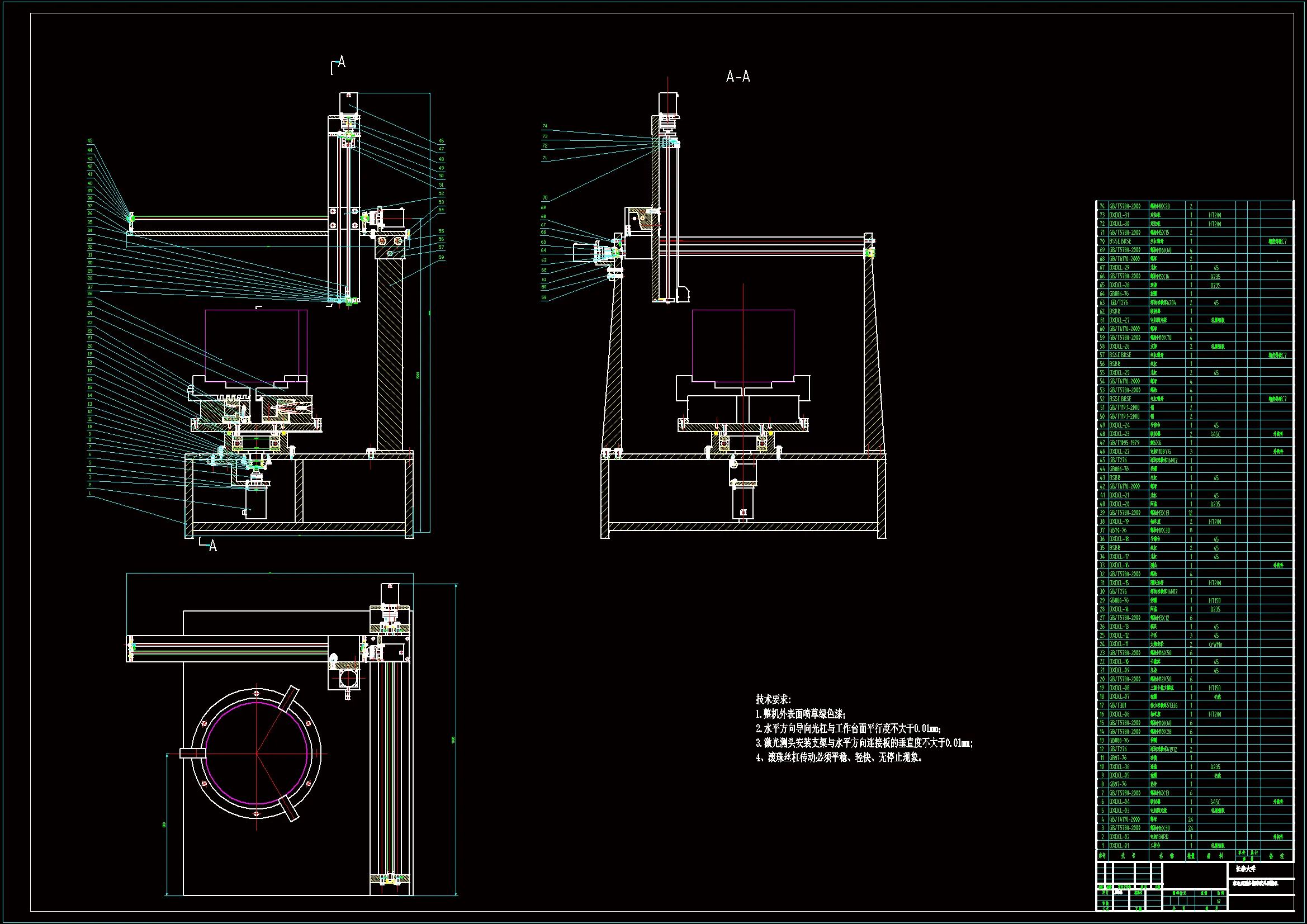 JJ6127-家电成型多楔带模具测量机设计