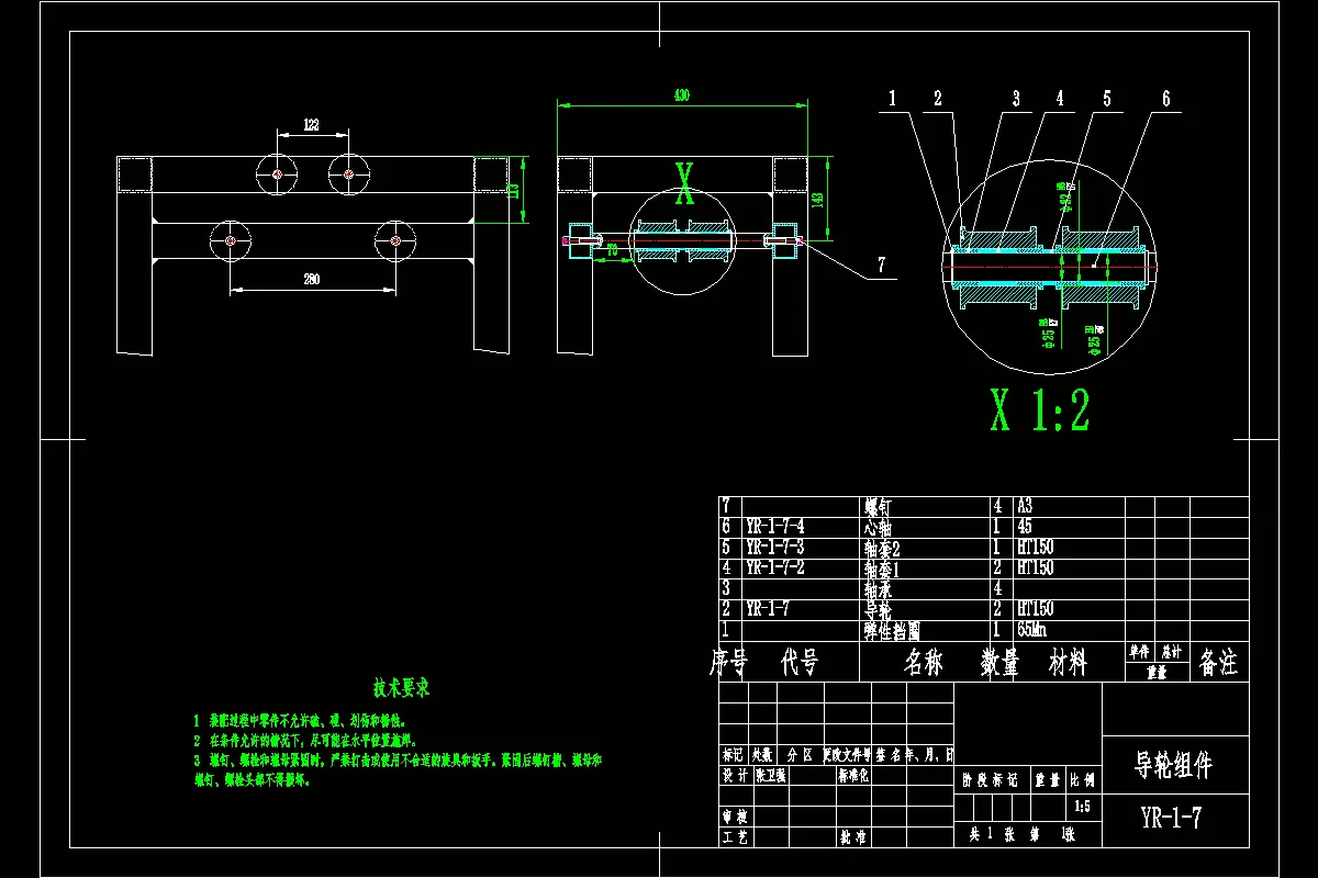 （储带）导轮组件