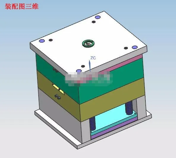 3D模具装配图