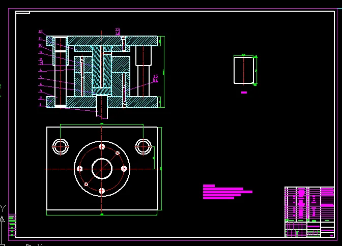 变薄拉深装配图