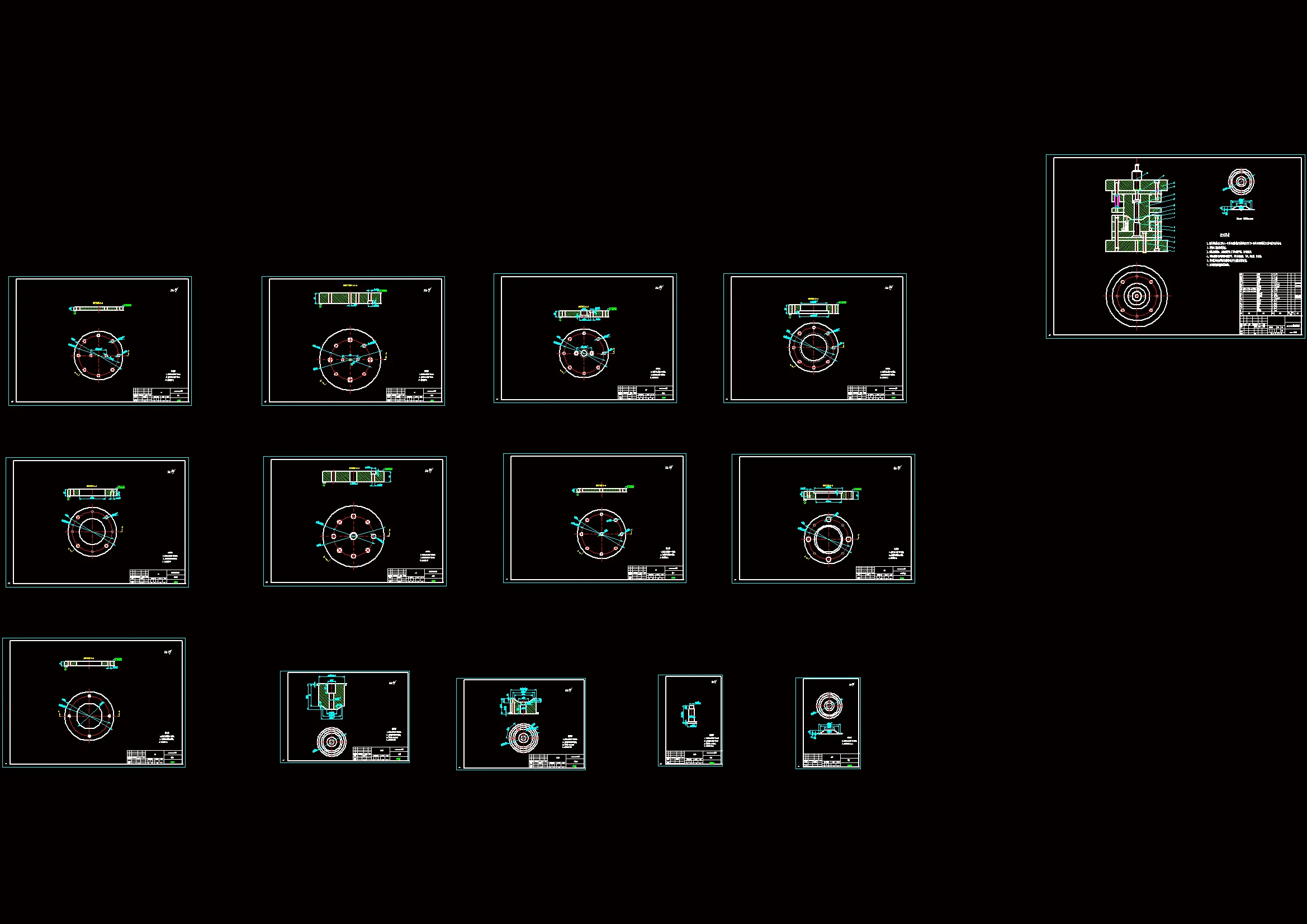 全部CAD图纸 14张