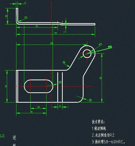 JJ6425-摩托车尾架固定座冲压模具设计-2套模具