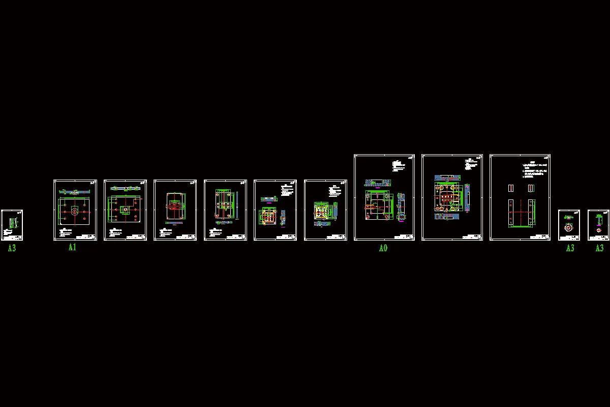 模具零件图 12张