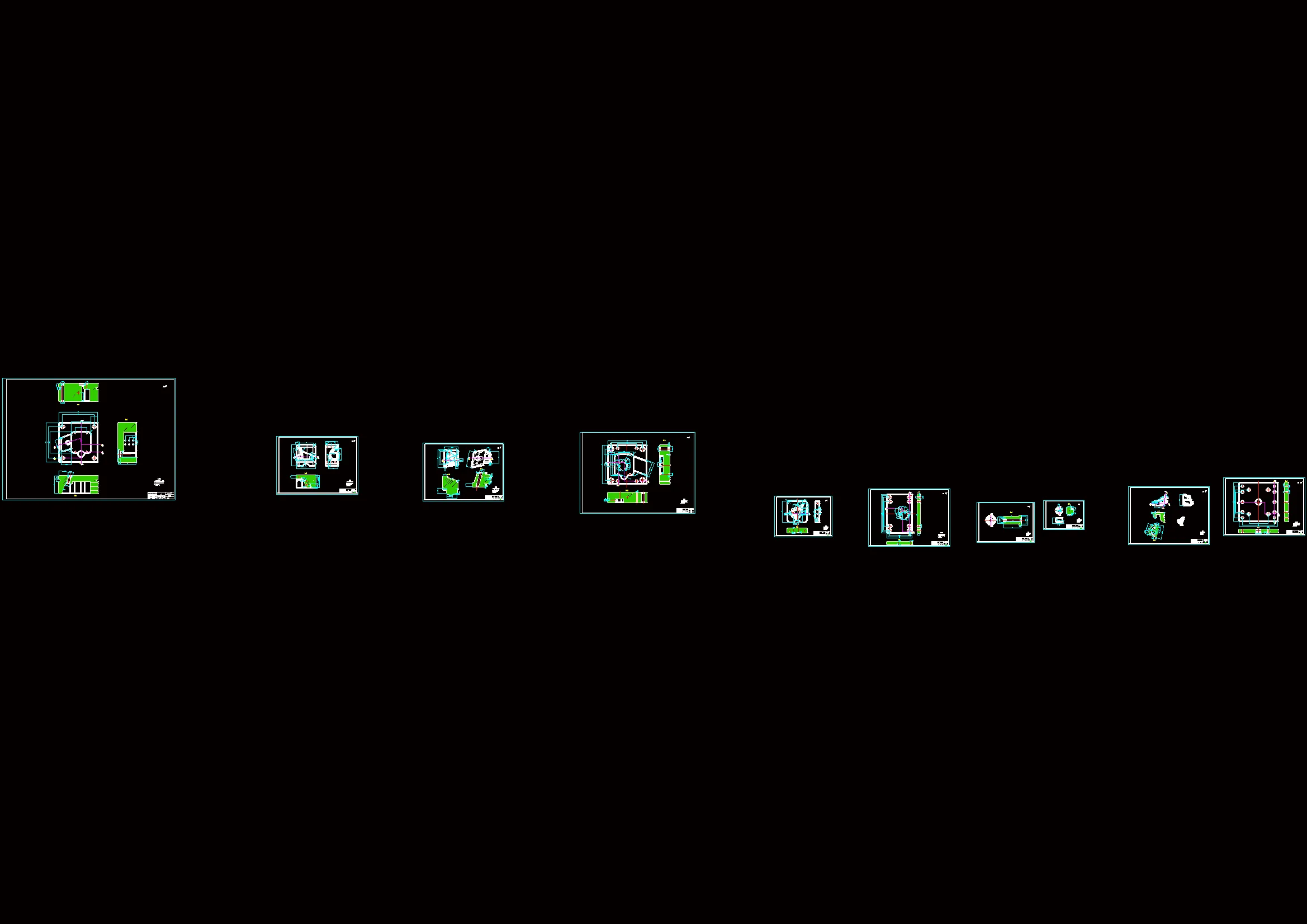 10张模具零件图