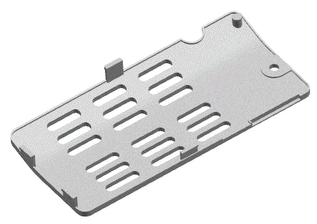 JJ6852-宏基笔记本内存条后盖注塑模具设计【含UG三维图】