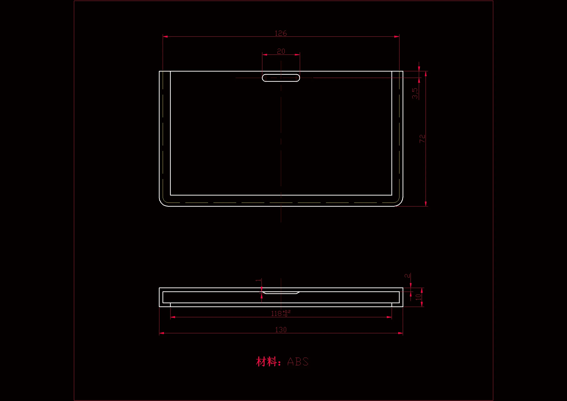 JJ7033-放大器壳盖注塑模设计