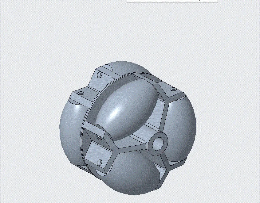 JJ7037-变电站巡检全向移动小车结构设计【含Proe三维图】