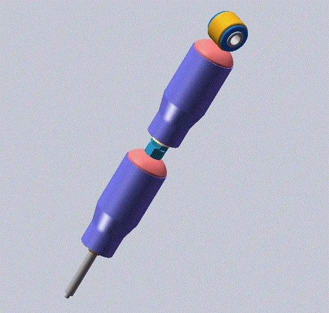 JJ7121-二级汽车减震器设计【含SW三维图】